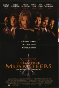 #2141 3 MUSKETEERS DS 1sh 93 Sheen,Sutherland 