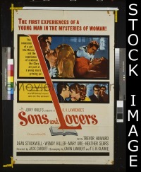 #667 SONS & LOVERS 1sh '60 DH Lawrence 