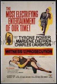 B142 WITNESS FOR THE PROSECUTION one-sheet movie poster 58 Billy Wilder