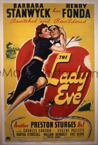 #206 LADY EVE 1sh '41 Barbara Stanwyck, Fonda