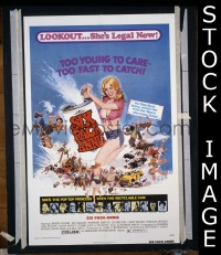 s218 SIX PACK ANNIE one-sheet movie poster '75 AIP, sex & beer!