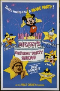 #419 MICKEY'S BIRTHDAY PARTY SHOW 1sh 1978 