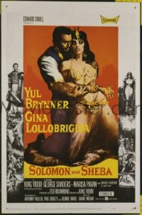 #4264 SOLOMON & SHEBA 1sh '59 Yul Brynner
