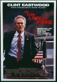 IN THE LINE OF FIRE  1sheet