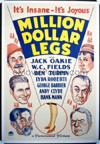 MILLION DOLLAR LEGS ('32) 1sheet
