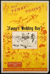 FANNY'S WEDDING DAY 1sheet