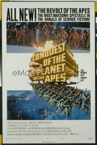 CONQUEST OF THE PLANET OF THE APES 1sheet