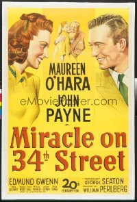 MIRACLE ON 34TH STREET ('47) 1sheet