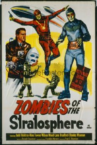 ZOMBIES OF THE STRATOSPHERE ('52) 1sheet