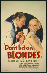DON'T BET ON BLONDES 1sheet