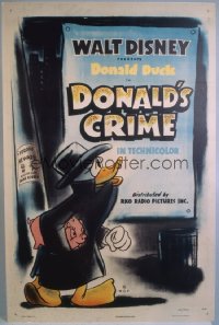 DONALD'S CRIME 1sheet