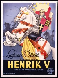 HENRY V Danish '56 Laurence Olivier, William Shakespeare