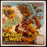 CAVALIER OF THE WEST six-sheet