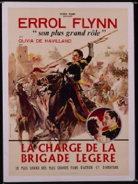 CHARGE OF THE LIGHT BRIGADE French 23x32 R60s Errol Flynn, Olivia De Havilland, Curtiz