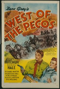 WEST OF THE PECOS ('45) 1sheet