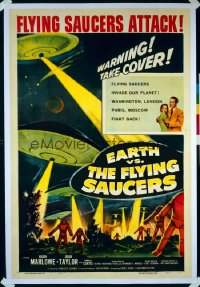 052 EARTH VS. THE FLYING SAUCERS 1sheet