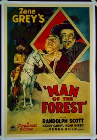 MAN OF THE FOREST ('33) 1sheet