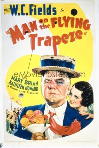 MAN ON THE FLYING TRAPEZE ('35) 1sheet