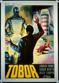 TOBOR THE GREAT Italian 1p R62 different Longi art of the funky robot with human emotions!