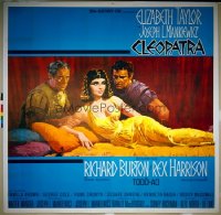 CLEOPATRA 6sh '64 Elizabeth Taylor, Richard Burton, Rex Harrison, Howard Terpning art!