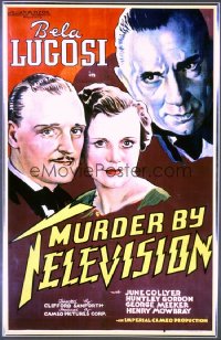 MURDER BY TELEVISION 1sheet