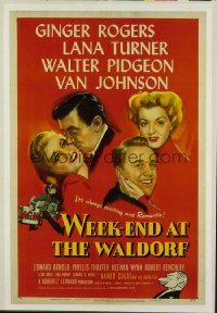 WEEK-END AT THE WALDORF 1sheet