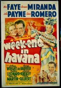 WEEK-END IN HAVANA 1sheet