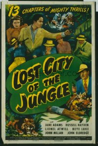 111 LOST CITY OF THE JUNGLE entire serial 1sheet