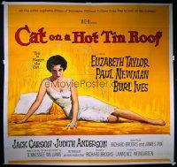 CAT ON A HOT TIN ROOF ('58) six-sheet
