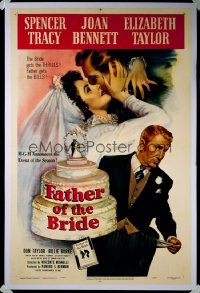 FATHER OF THE BRIDE ('50) 1sheet