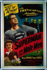 SUPERMAN & THE MOLE MEN 1sheet