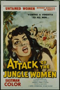ATTACK OF THE JUNGLE WOMEN 1sheet
