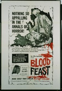BLOOD FEAST ('63) 1sheet