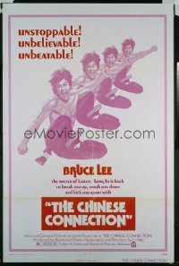 261 CHINESE CONNECTION 1sh '73 kung fu master Bruce Lee is back to kick you apart!