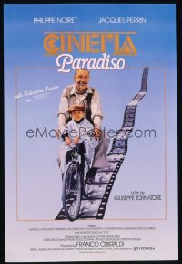 CINEMA PARADISO int'l 1sh '90 Nuovo Cinema Paradiso, Giuseppe Tornatore, Philippe Noiret!
