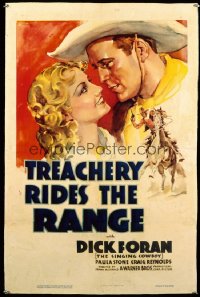 TREACHERY RIDES THE RANGE 1sheet