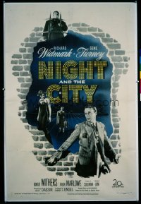NIGHT & THE CITY ('50) 1sheet