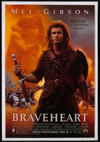 BRAVEHEART ('95) 1sheet
