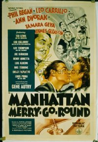 370 MANHATTAN MERRY-GO-ROUND 1sheet 1937