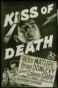 KISS OF DEATH ('47) 1sheet