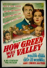 HOW GREEN WAS MY VALLEY 1sheet