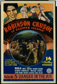 037 ROBINSON CRUSOE OF CLIPPER ISLAND CH5 1sheet