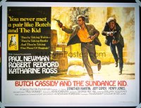 BUTCH CASSIDY & THE SUNDANCE KID British quad '69 Paul Newman & Robert Redford by Beauvais!