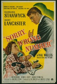SORRY WRONG NUMBER 1sheet