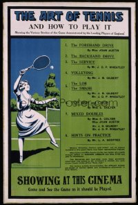 329 ART OF TENNIS & HOW TO PLAY IT English 1920