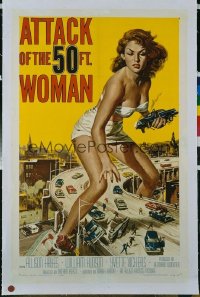 136 ATTACK OF THE 50 FT WOMAN ('58) linen 1sheet