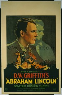 ABRAHAM LINCOLN WC '30 Walter Huston in the title role, D.W. Griffith directed!