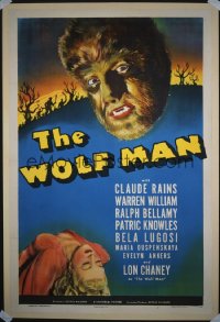 WOLF MAN ('41) 1sheet