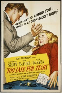 TOO LATE FOR TEARS 1sheet
