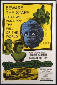 VILLAGE OF THE DAMNED ('60) 1sheet